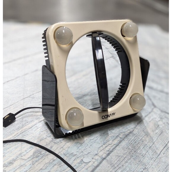 Vintage CONAIR True Reflection Lightable 2 Sided Magnifying Mirror - Picture 8 of 14